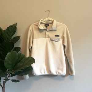 White/Cream Patagonia Synchilla
